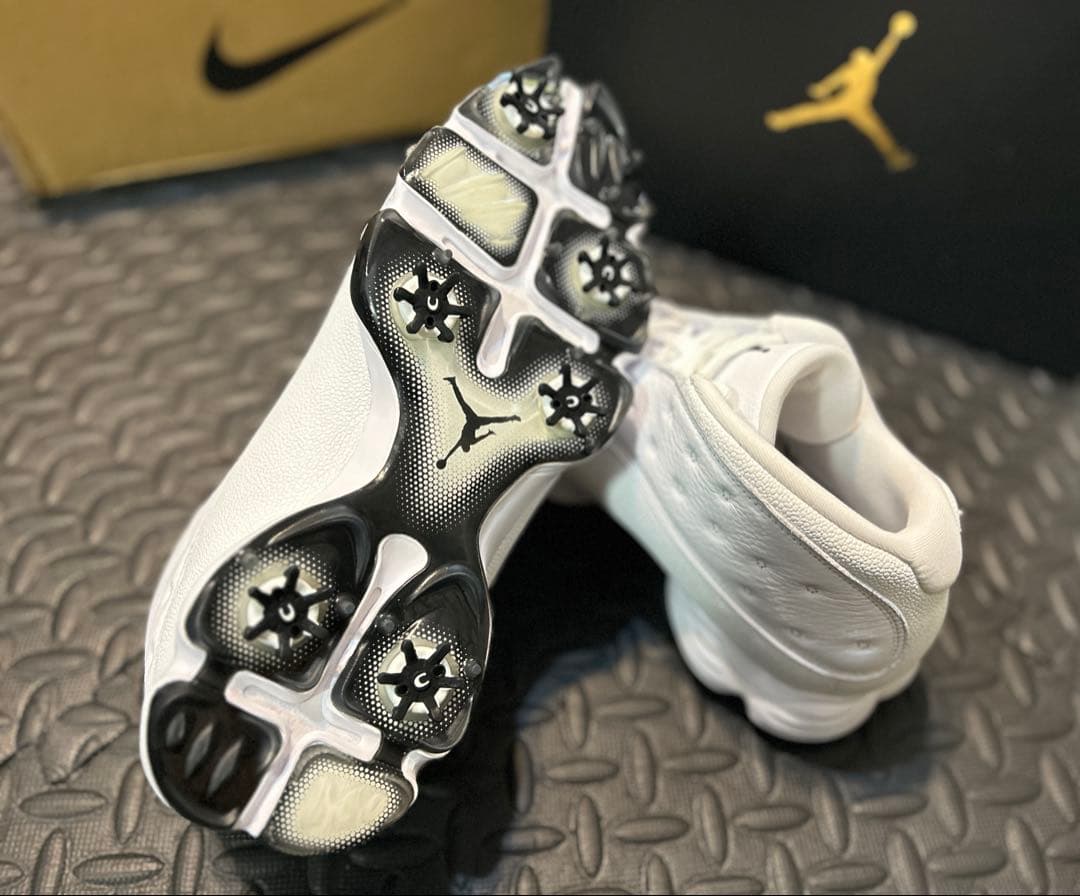 [新品・未使用]Air Jordan 13 ゴルフシューズ　ホワイト28.5cm