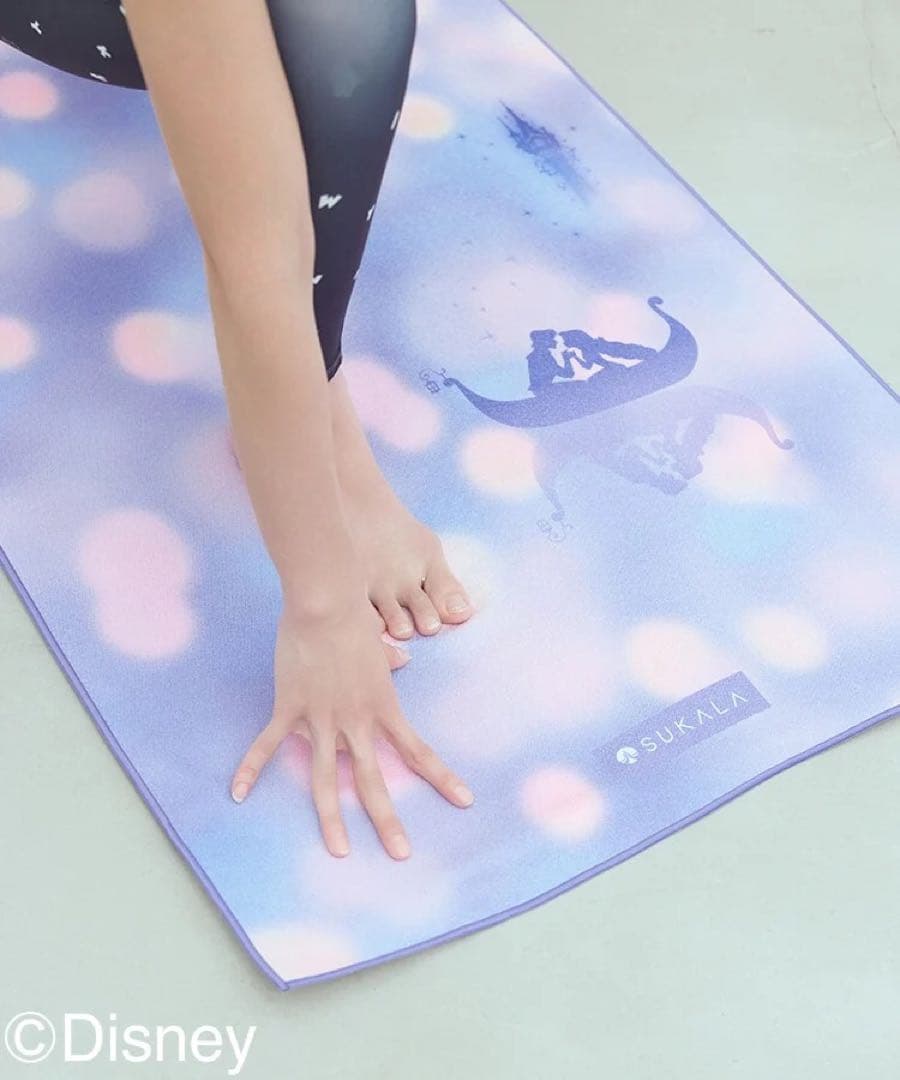 【新品未使用】SUKALA プリントヨギラグ☆ラプンツェル☆アリエル☆2枚セット