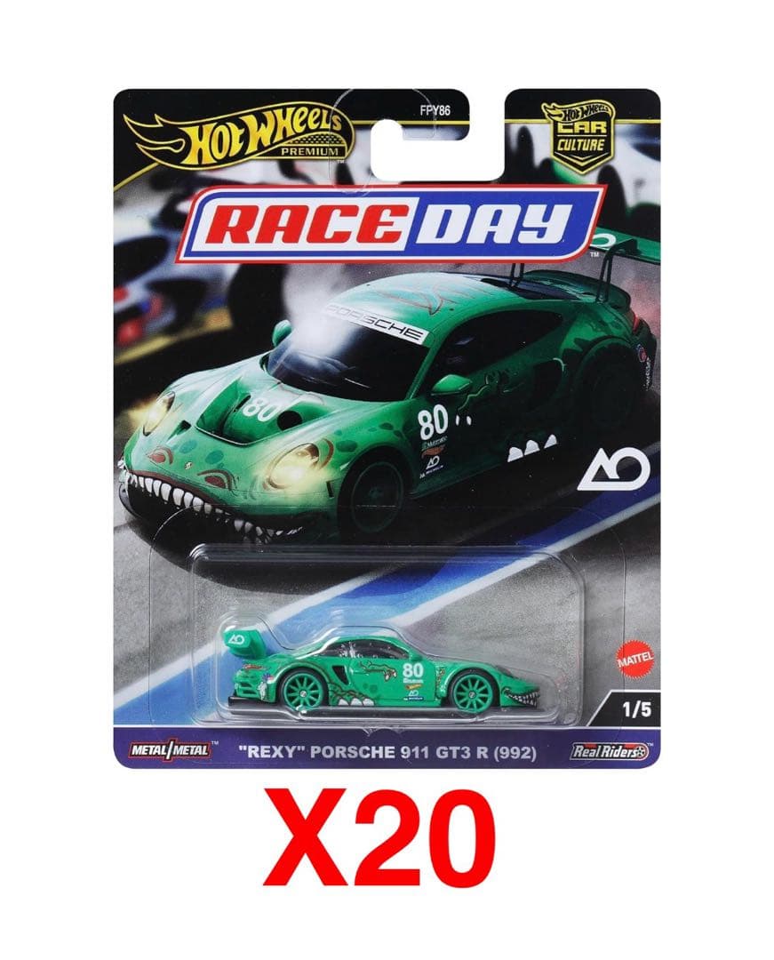 ホットウィール シルエット REXY ポルシェ 911 GT3 20台セット