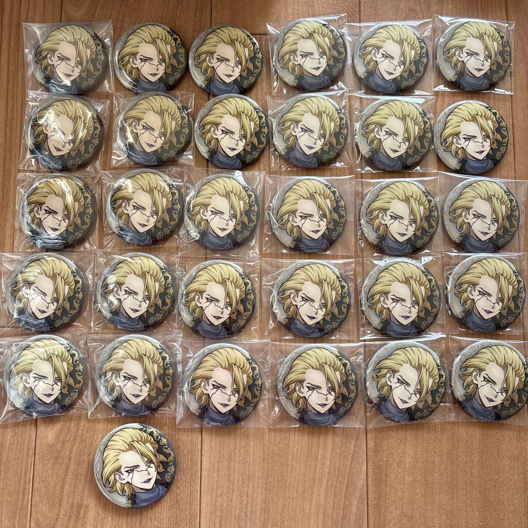 スタンリー①　缶バッジ　ブラックスーツ　ジャンプフェスタ　Dr.STONE