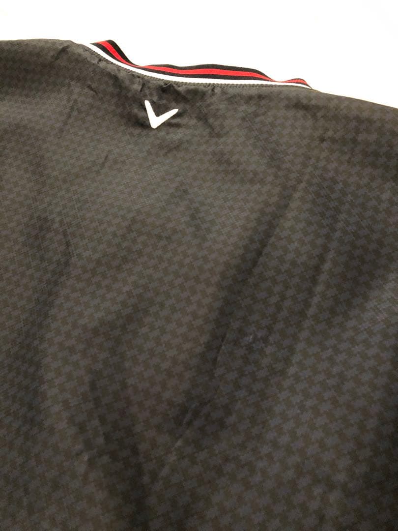 ☆プロ支給品☆美品Callaway中綿ジャケット LL 紺 2ウェイ半袖 激レア