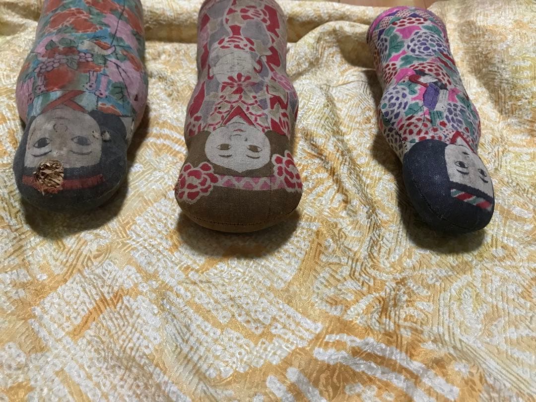 枕人形　戦前　珍品　文化人形