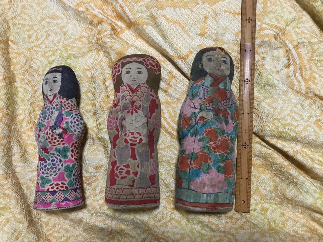 枕人形　戦前　珍品　文化人形