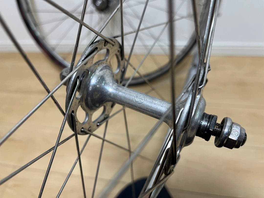 カンパニョーロ前後NJSハブホイール　サンシンNJSフロントホイール