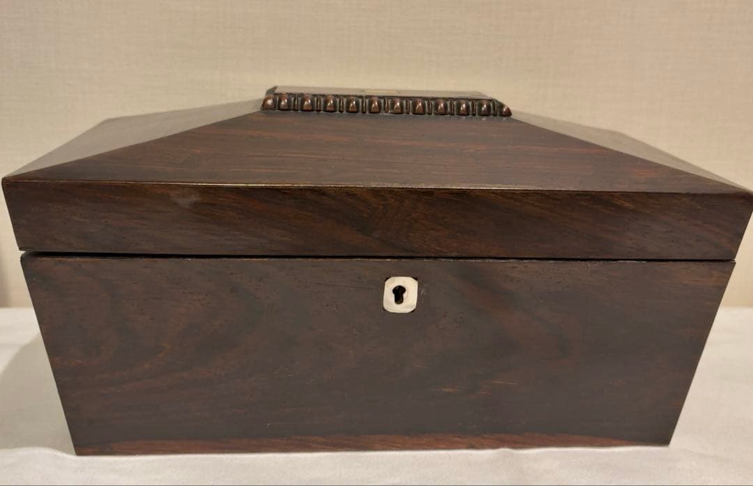 イギリスアンティーク ティーキャディー