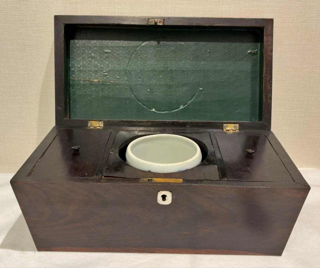 イギリスアンティーク ティーキャディー