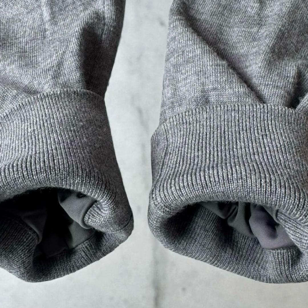 美品✨ビームスゴルフ　ストライプ　ニットブルゾン　ワッペン　刺繍　ジャケット