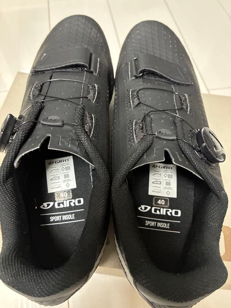 Giro Cadet サイクリングシューズ 40 ブラック wahooクリート付