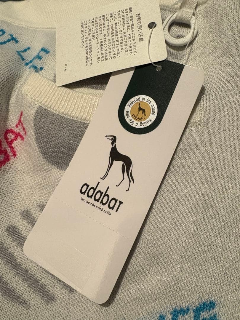 新品　adabat アダバット 【定価27000円】ニットスカーMサイズ