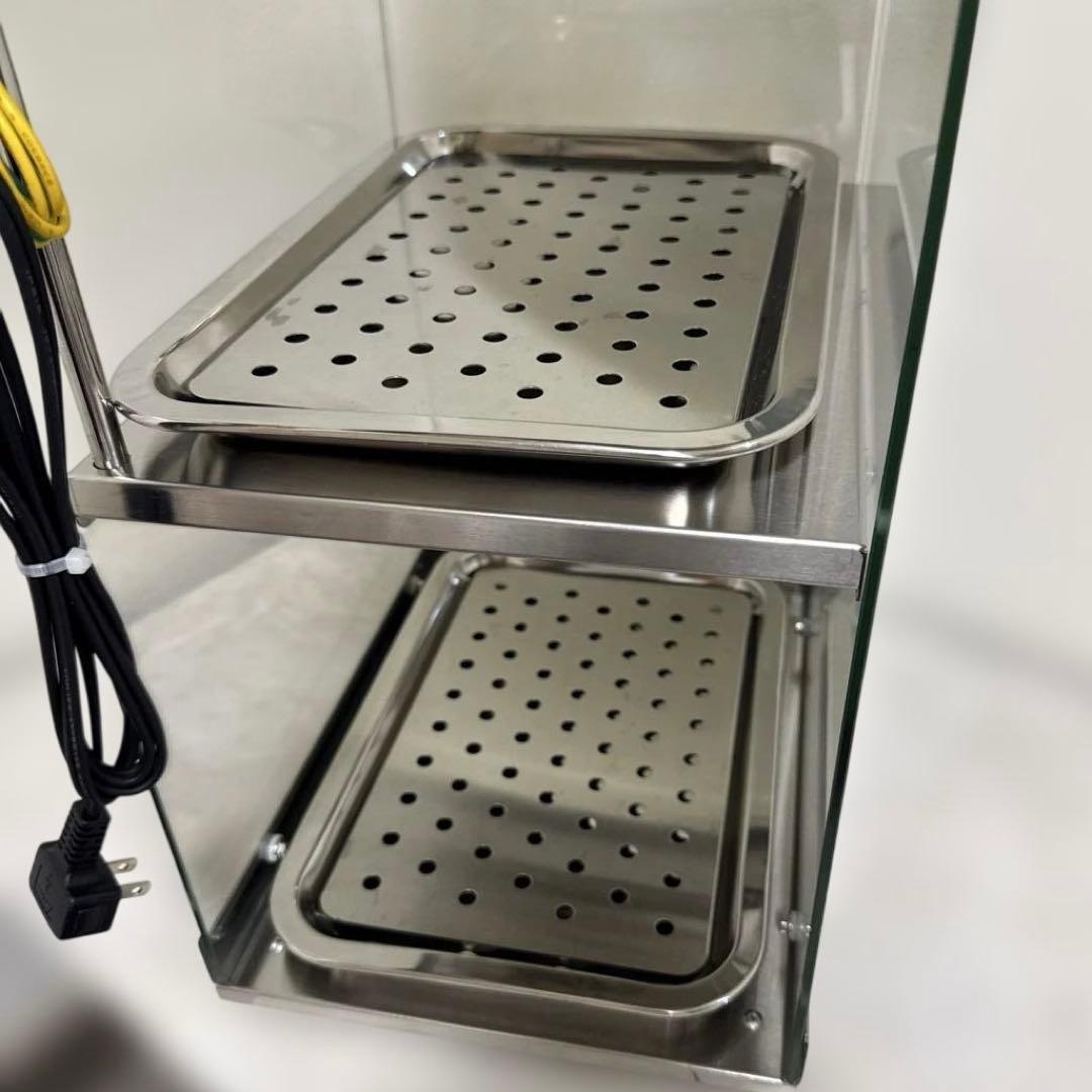 2024年製 美品 ホットショーケース 3面ガラス KIPROSTAR 業務用