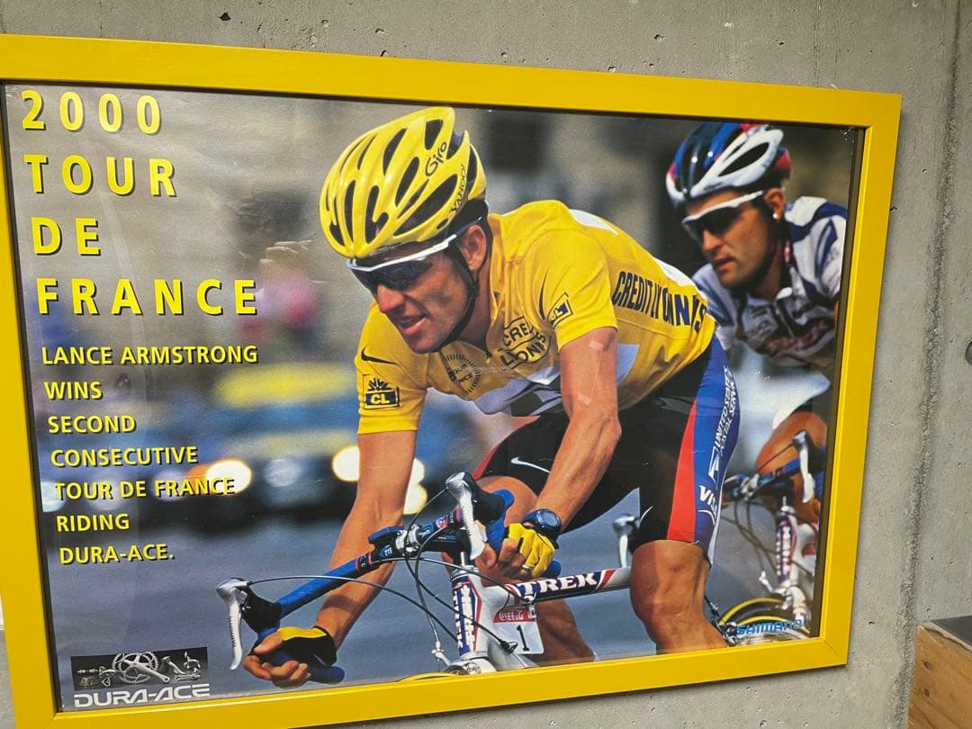 カフェや店舗に ツールドフランス　b2 シマノ trek NIKE ランス