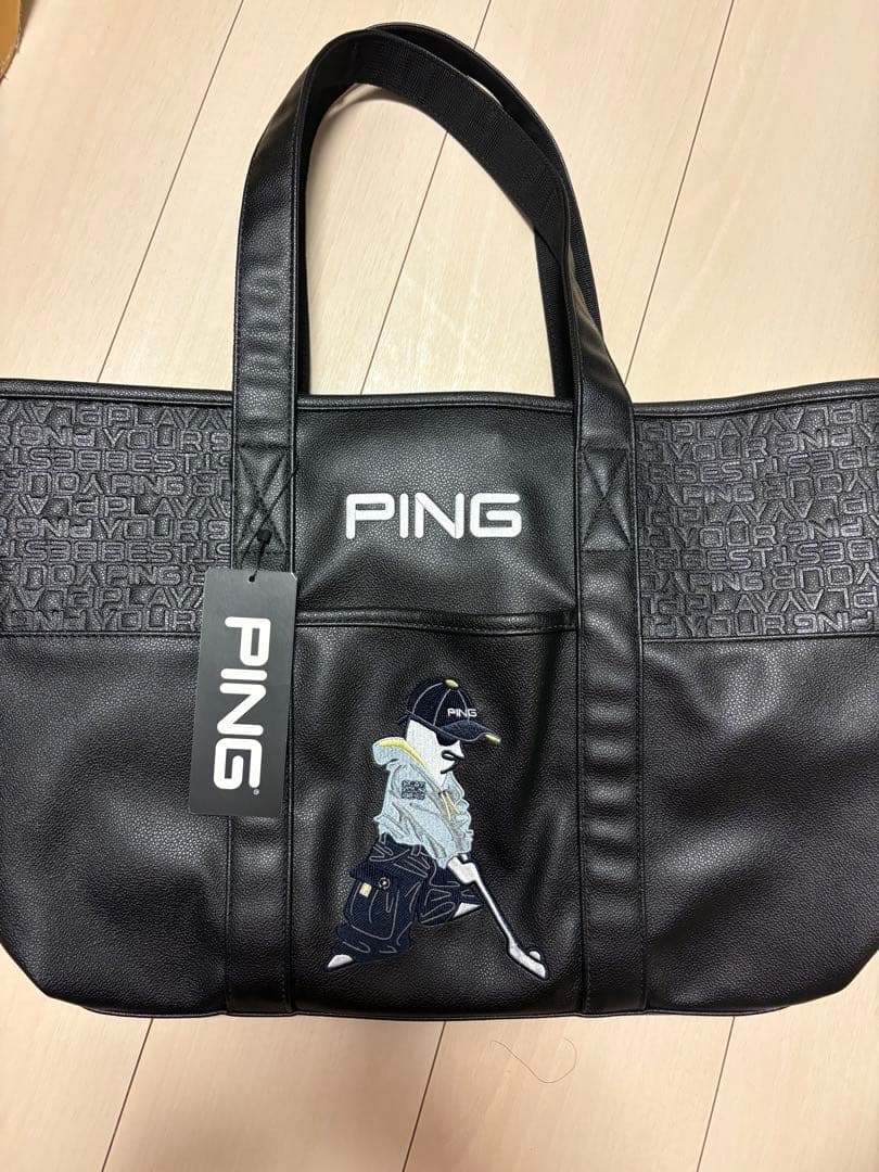 PING ゴルフ トートバッグ ブラック