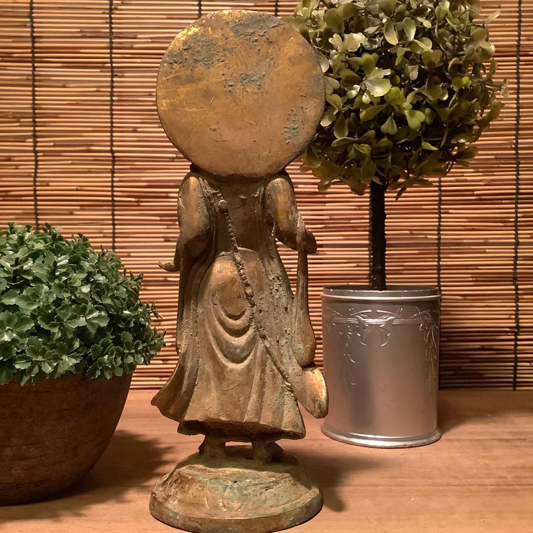 中国明・天界六道「守護尊天部神像」天部・護法善神・四天王・神将・黄銅・出土