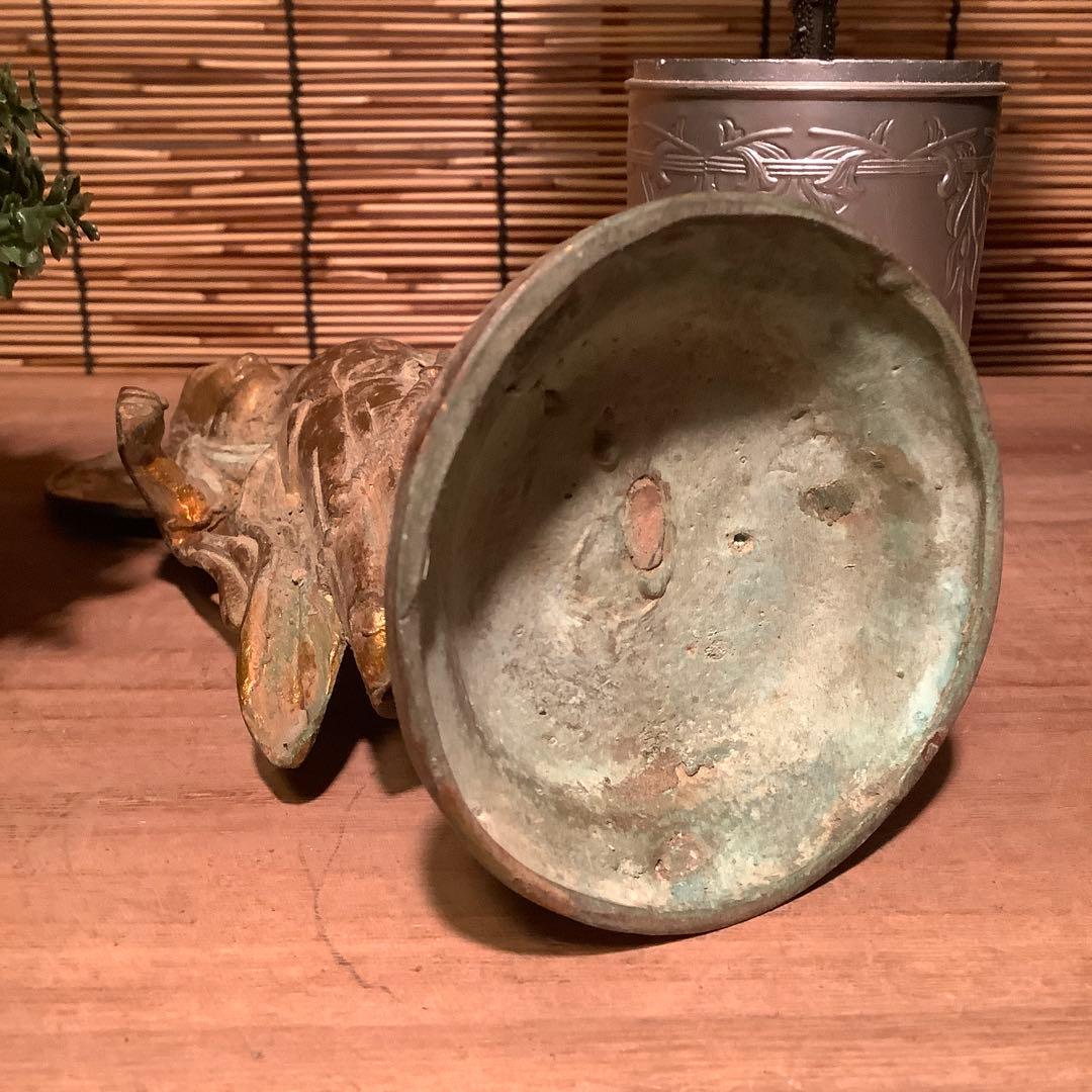 中国明・天界六道「守護尊天部神像」天部・護法善神・四天王・神将・黄銅・出土