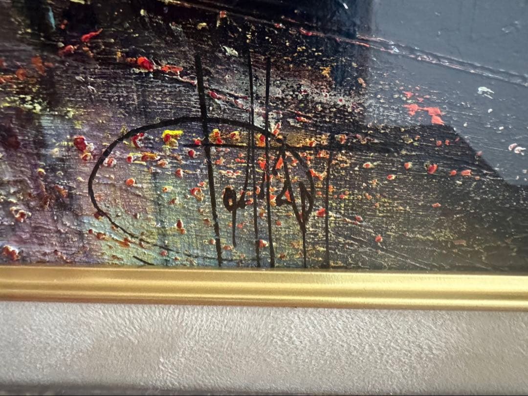 ギィ・デサップ 「宵のノートルダム」油彩 12号 ◆希少原作◆