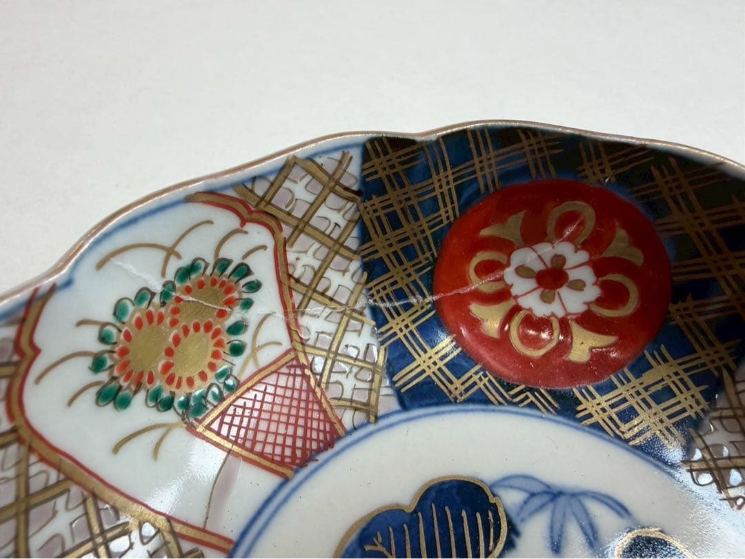 古伊万里　皿　装飾　赤絵　5枚