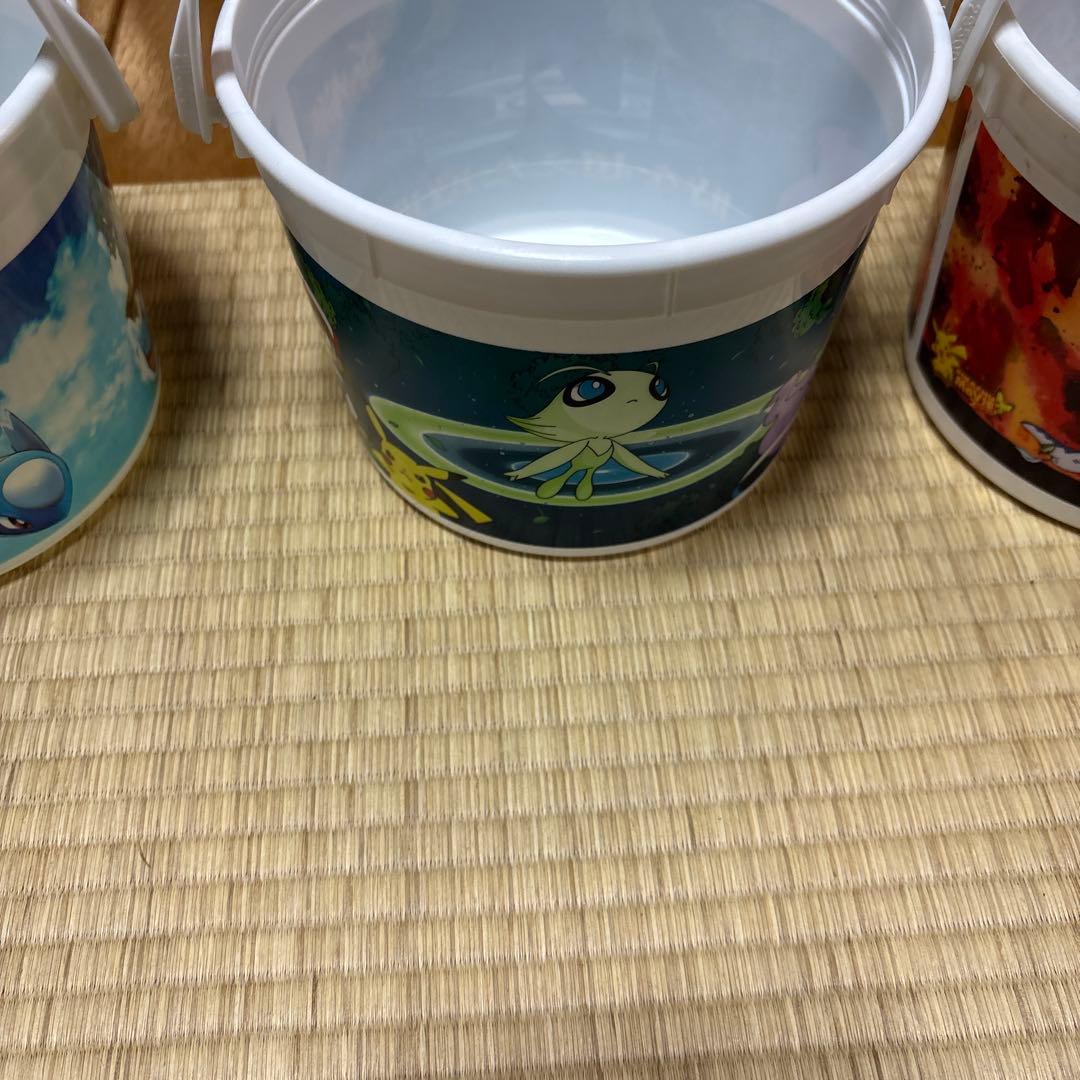 ポケモン 映画館　ポップコーンバケツ　３つセット
