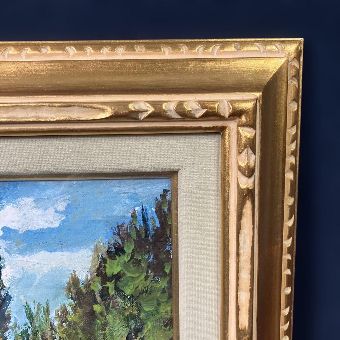 油彩　髙橋益之　「道庁　F6」