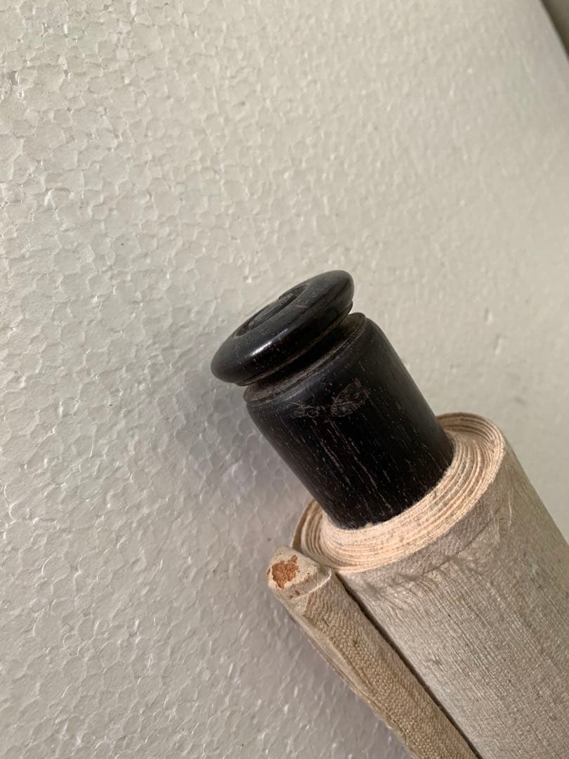 『X016』菘翁 二行書 絹本 掛軸