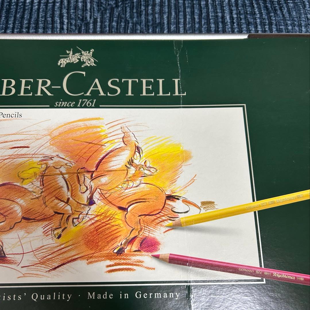 【yuki】ファーバーカステル ポリクロモス色鉛筆120色　木箱