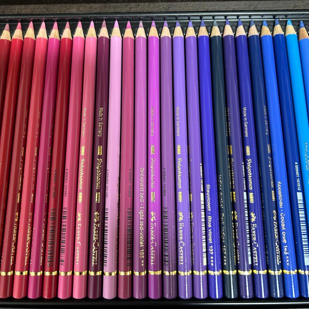 【yuki】ファーバーカステル ポリクロモス色鉛筆120色　木箱
