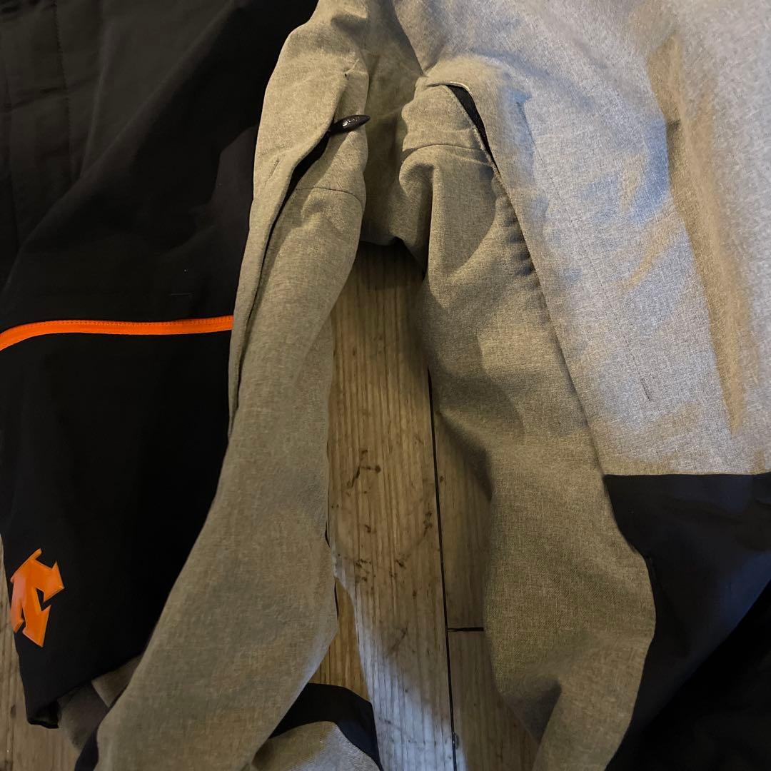 カキスポ　スキー用ウェア上下セット　サイズS ネイビー・グレー・オレンジ