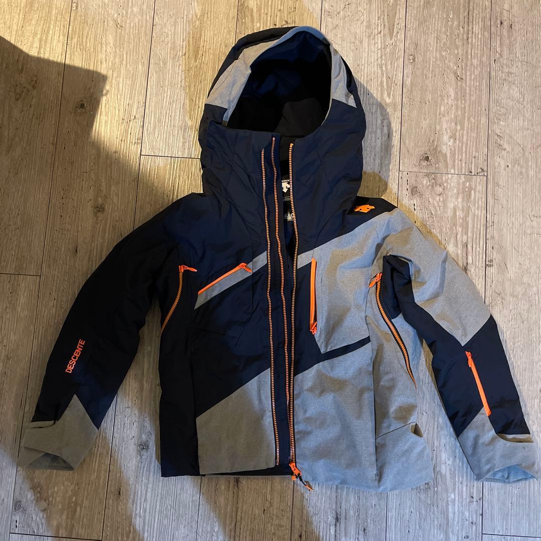 カキスポ　スキー用ウェア上下セット　サイズS ネイビー・グレー・オレンジ