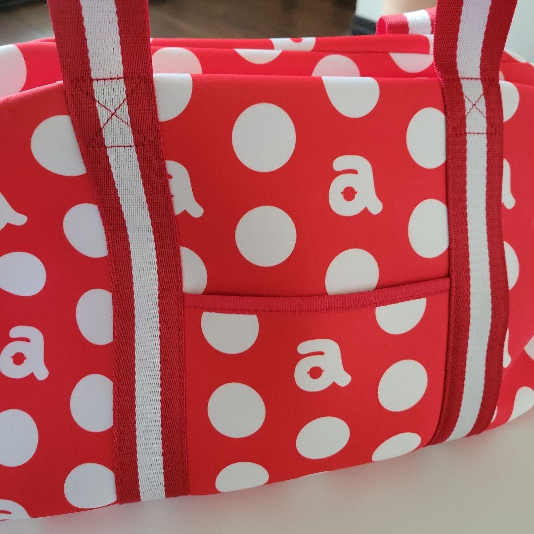 archivio 赤 水玉模様 キャディバッグ