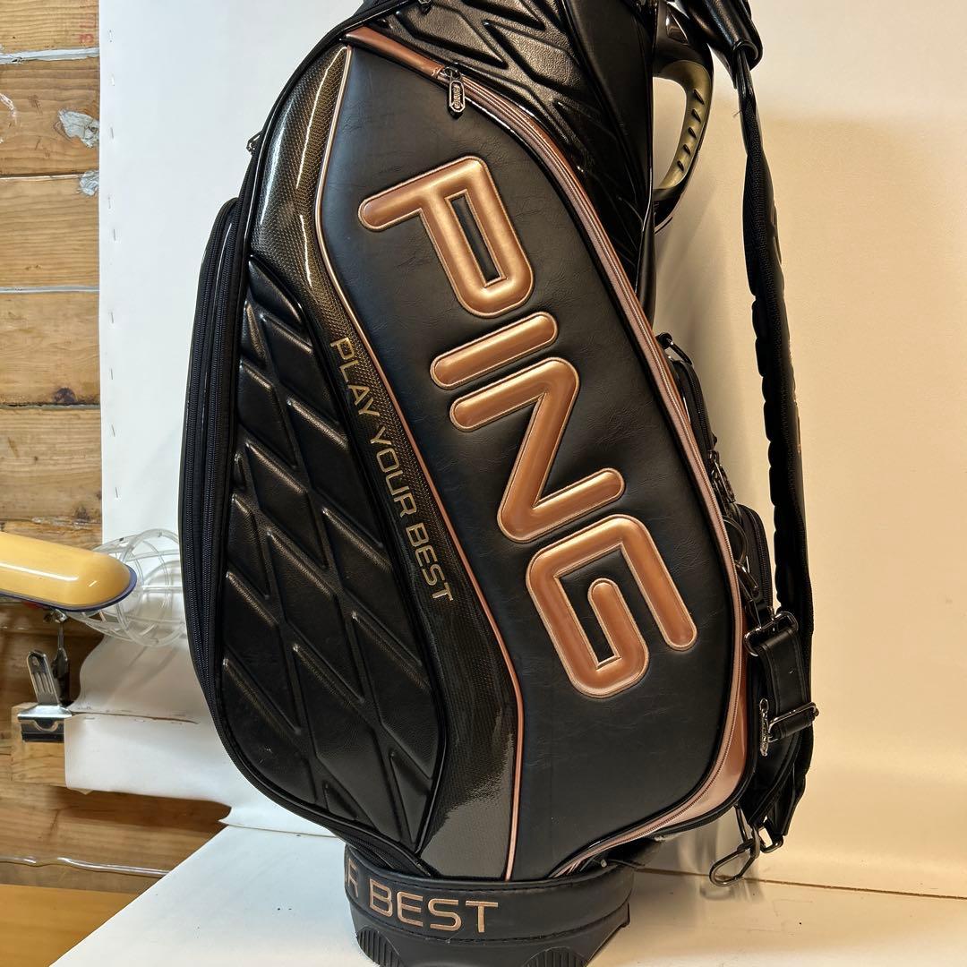 PING キャディバッグ ブラック/オレンジ