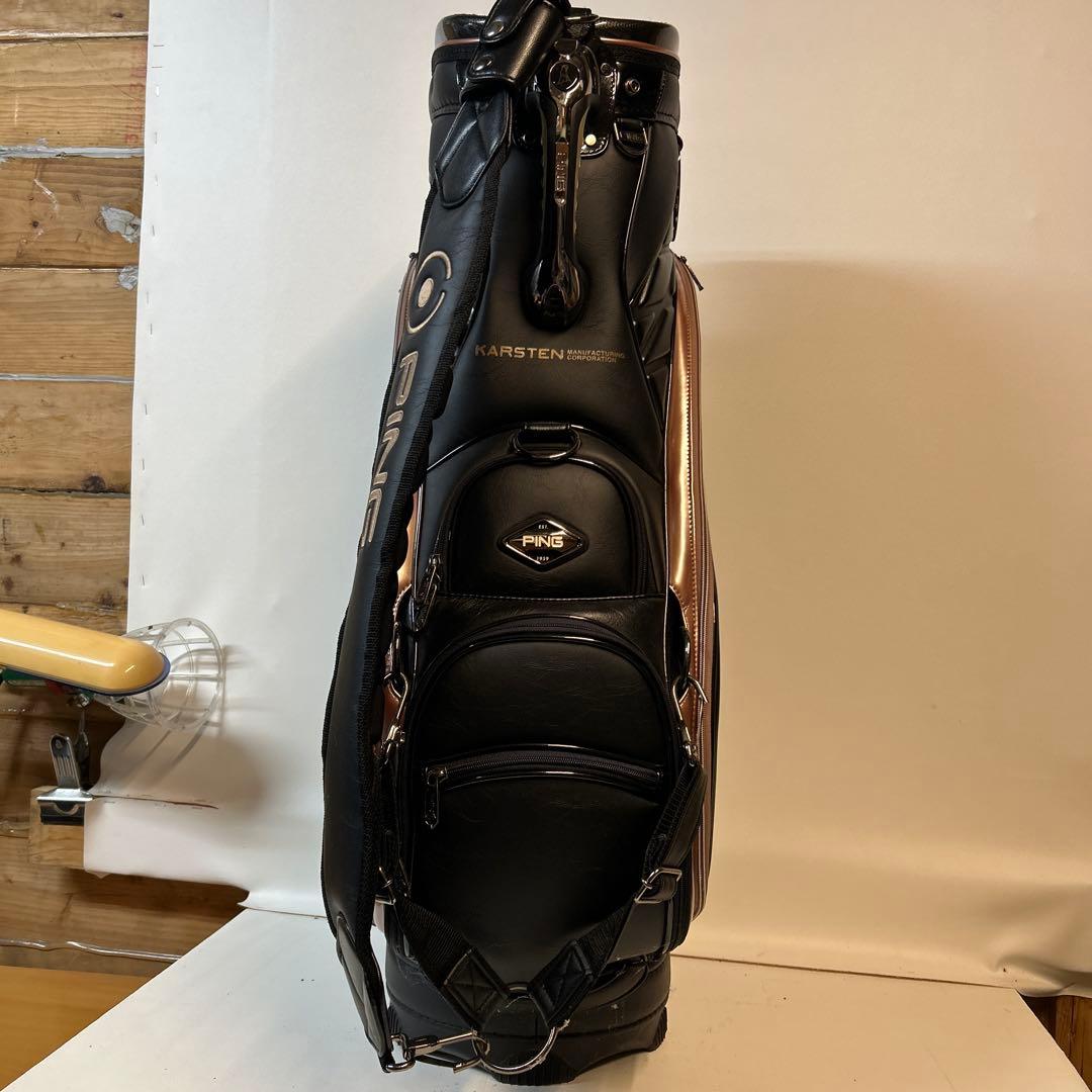 PING キャディバッグ ブラック/オレンジ