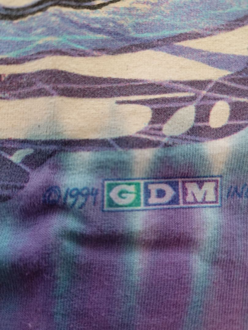 ミュージシャン 90s Grateful Dead Hockey Tie Dye T-shirt
