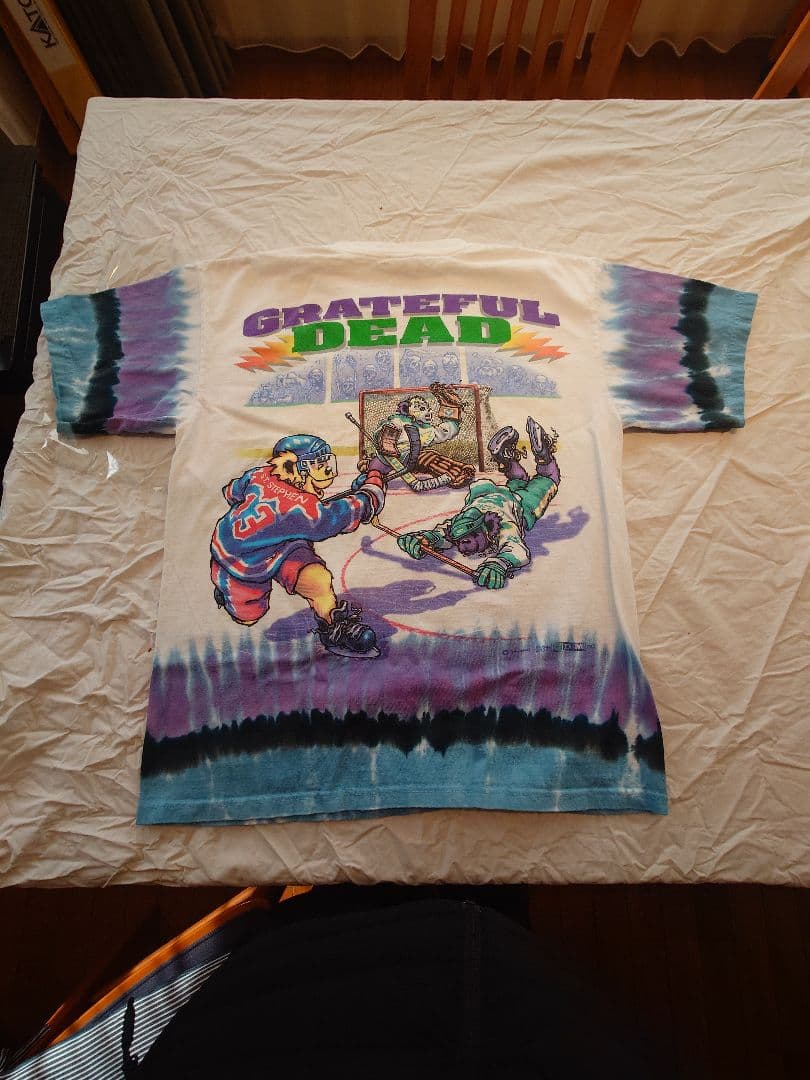 ミュージシャン 90s Grateful Dead Hockey Tie Dye T-shirt