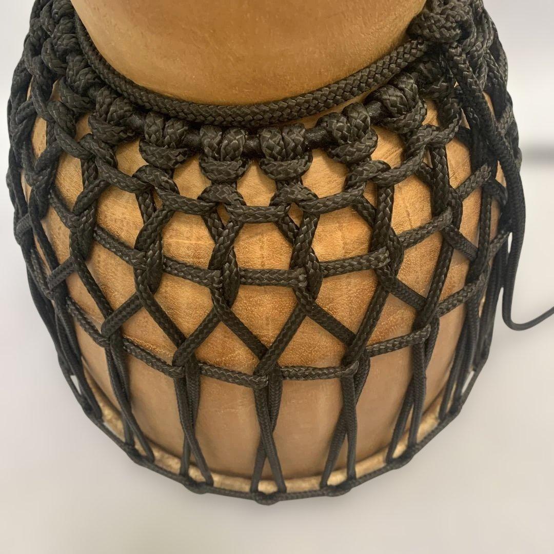 ジャンベ　木製民族打楽器