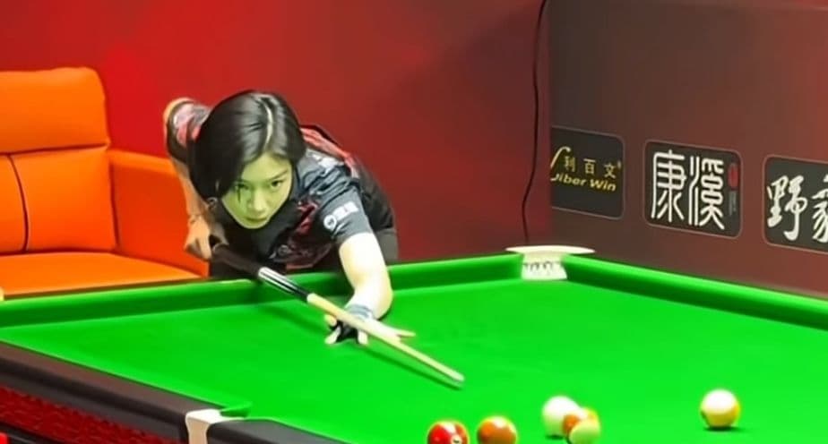 中古！王思诺　ワン・スーヌオ　キュー　ビリヤード　ワン・スーノウ　エクステ