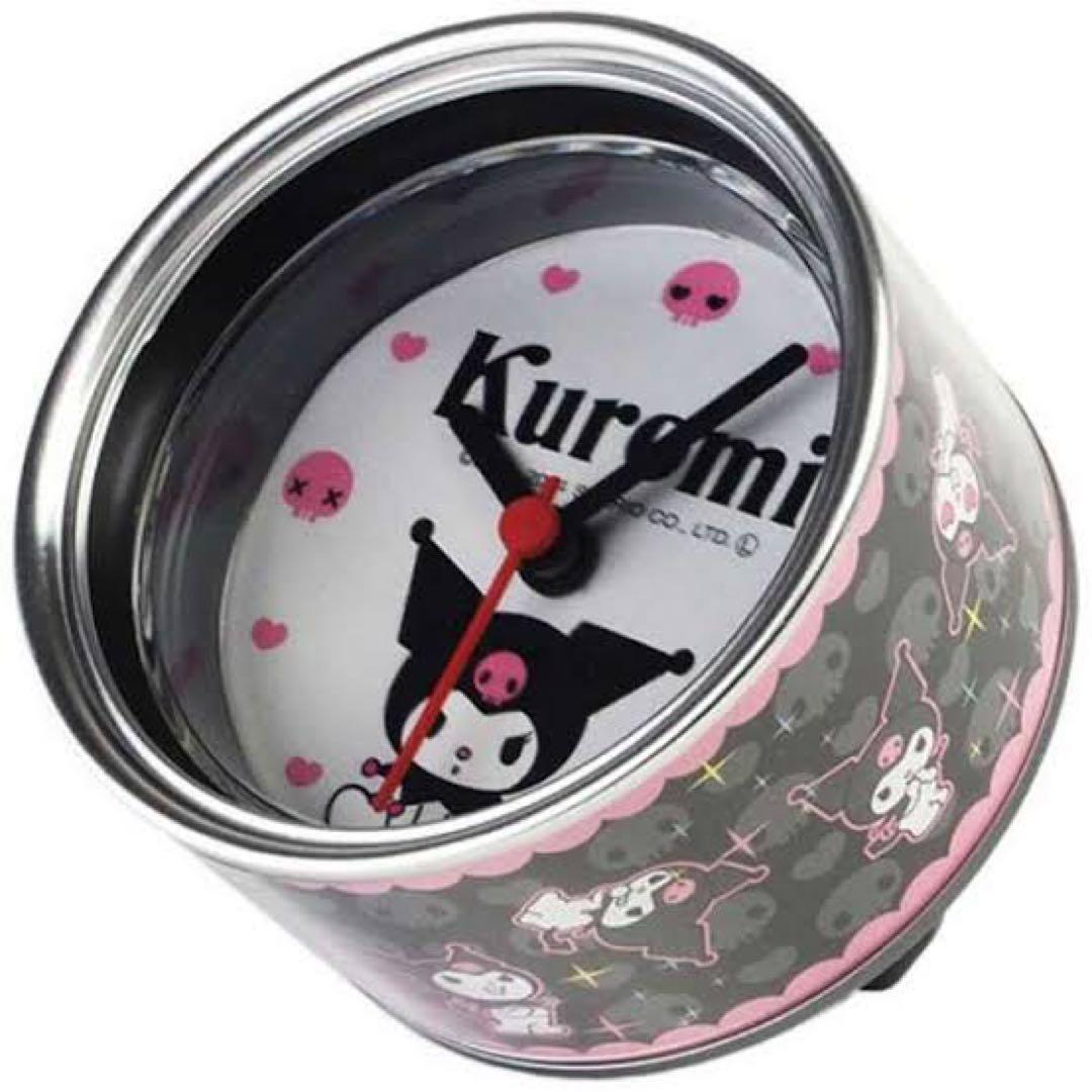 サンリオ クロミ 缶詰時計 ブラック 2014年 レア
