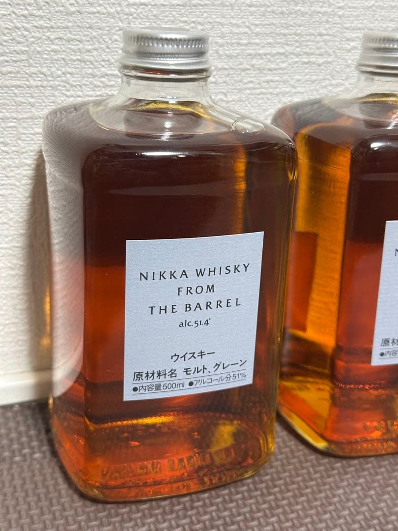 希少 フロムザバレル 500ml 2本 ニッカウイスキー モルト グレーン
