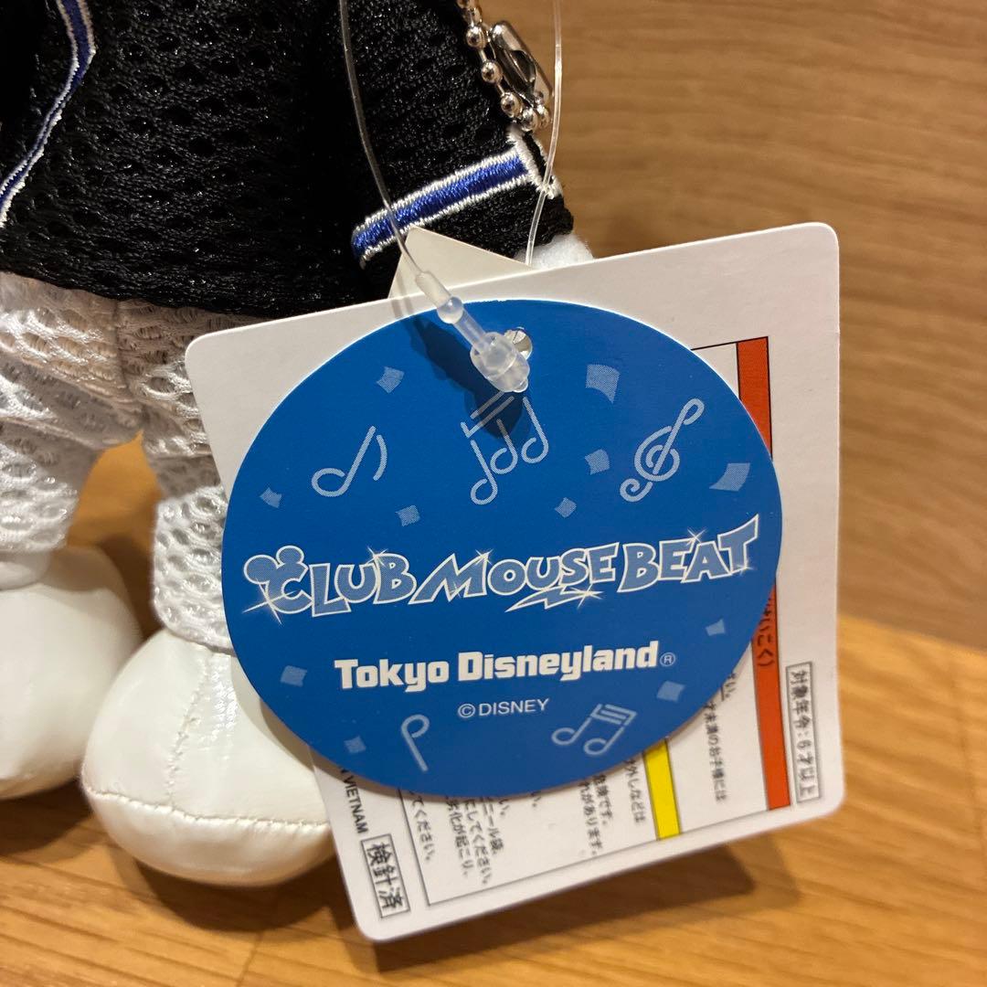 タグ付 未使用　クラブマウスビート ミッキーマウス ぬいぐるみバッジ CMB