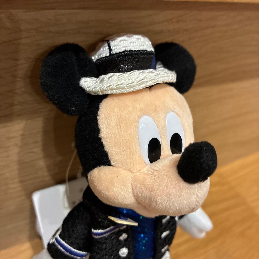タグ付 未使用　クラブマウスビート ミッキーマウス ぬいぐるみバッジ CMB