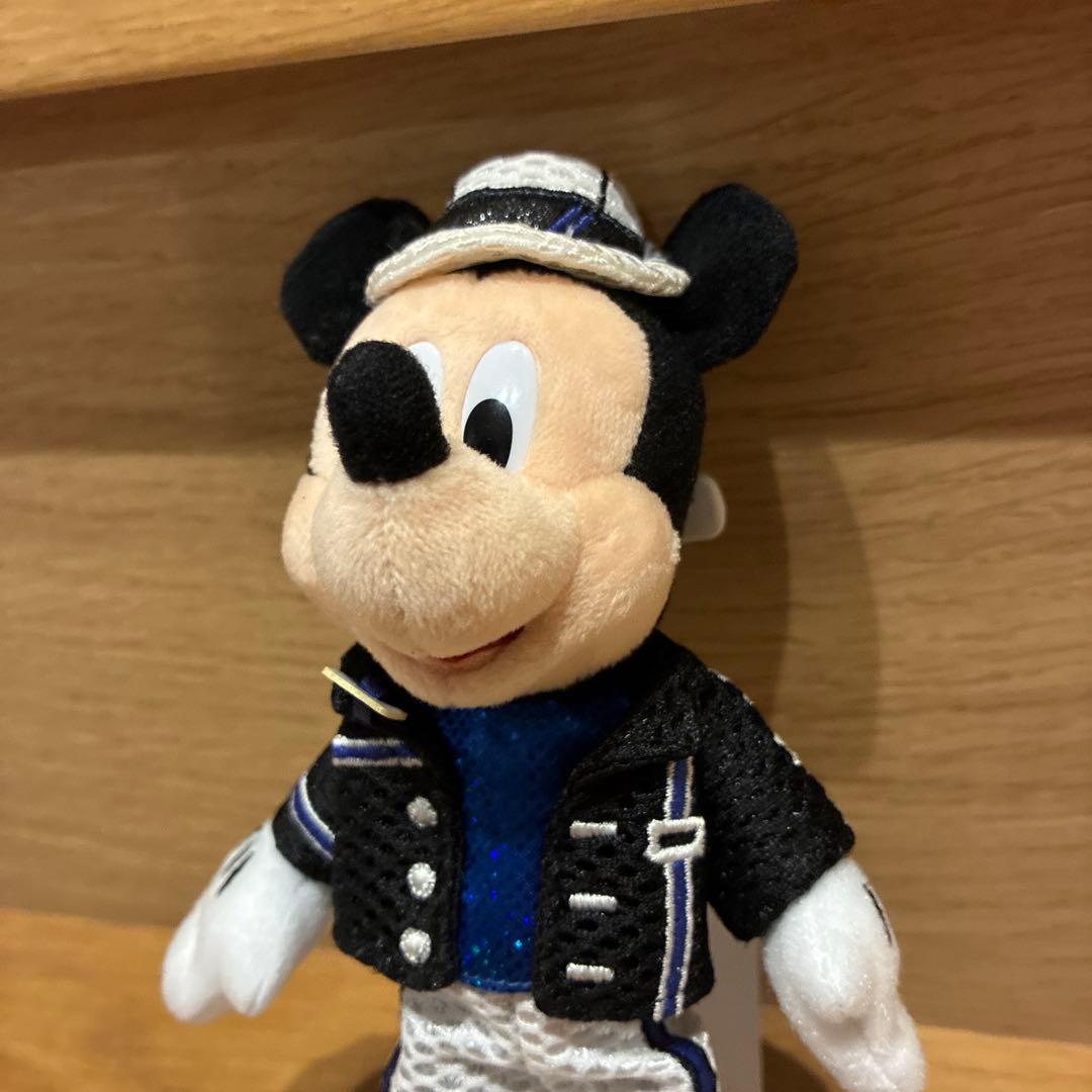 タグ付 未使用　クラブマウスビート ミッキーマウス ぬいぐるみバッジ CMB