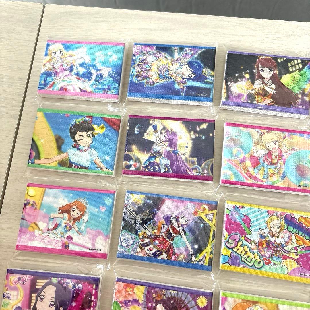 アイカツ グッズ 引退 まとめ売り 缶バッジ ポストカード キャンバスボード