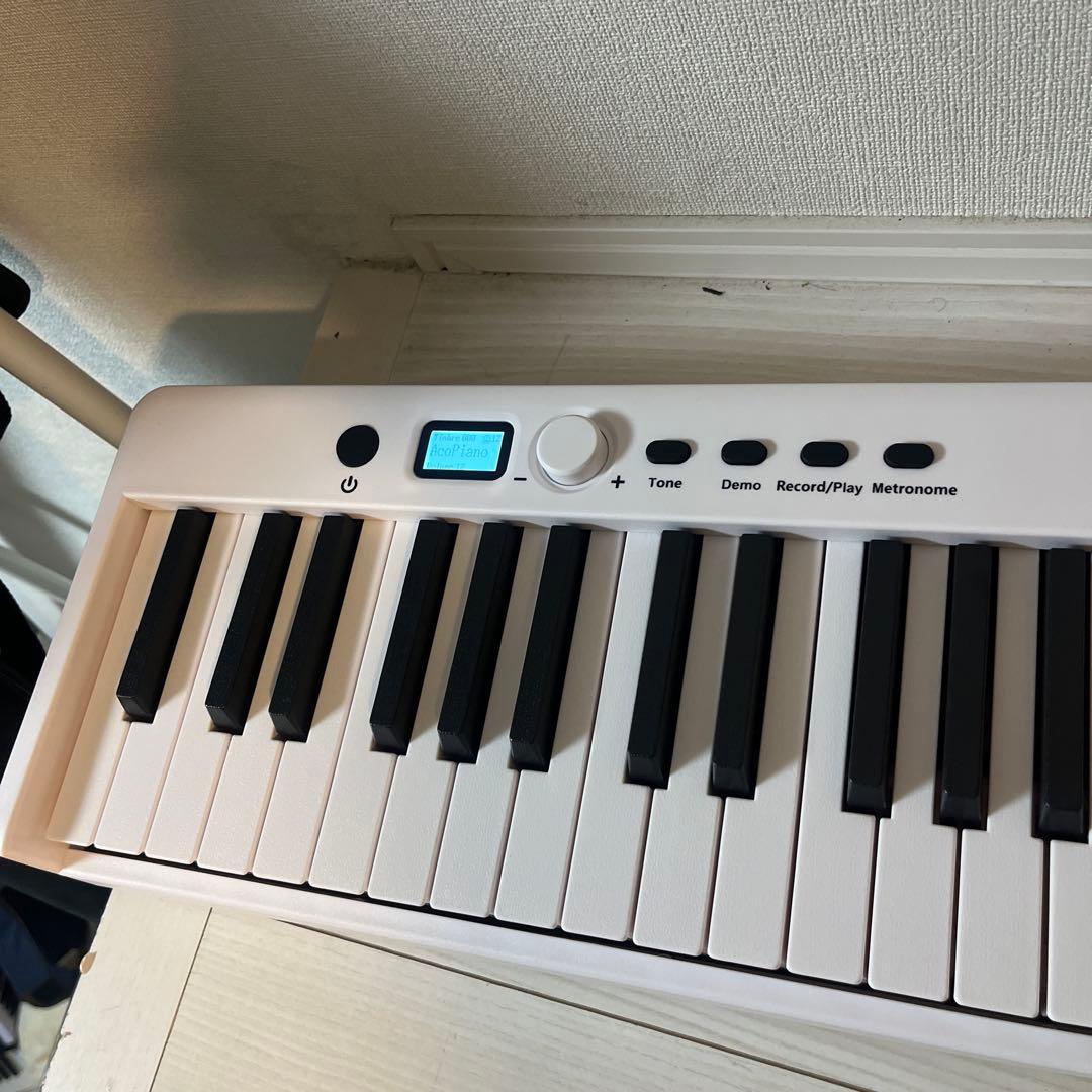 NikoMaku SWAN‑X 88鍵 折り畳み電子ピアノ 白