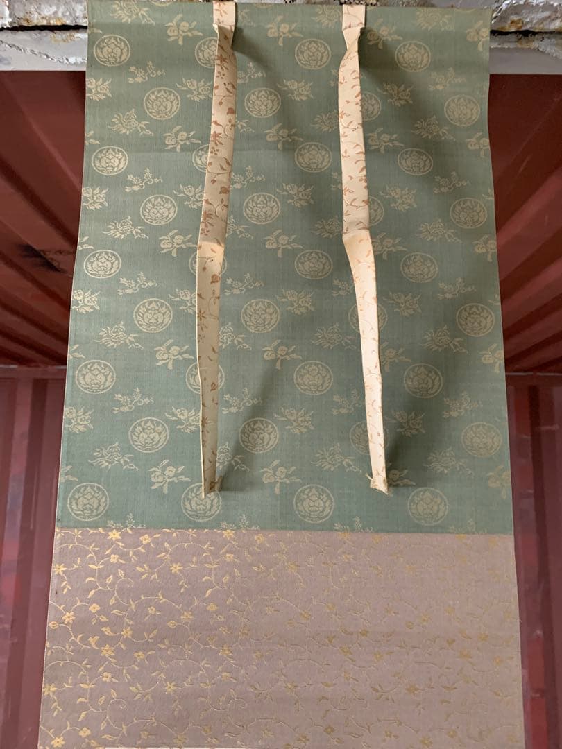 『3978』南宗画家・【岸浪柳渓】　西王母図　掛軸　田崎草雲師事　真作