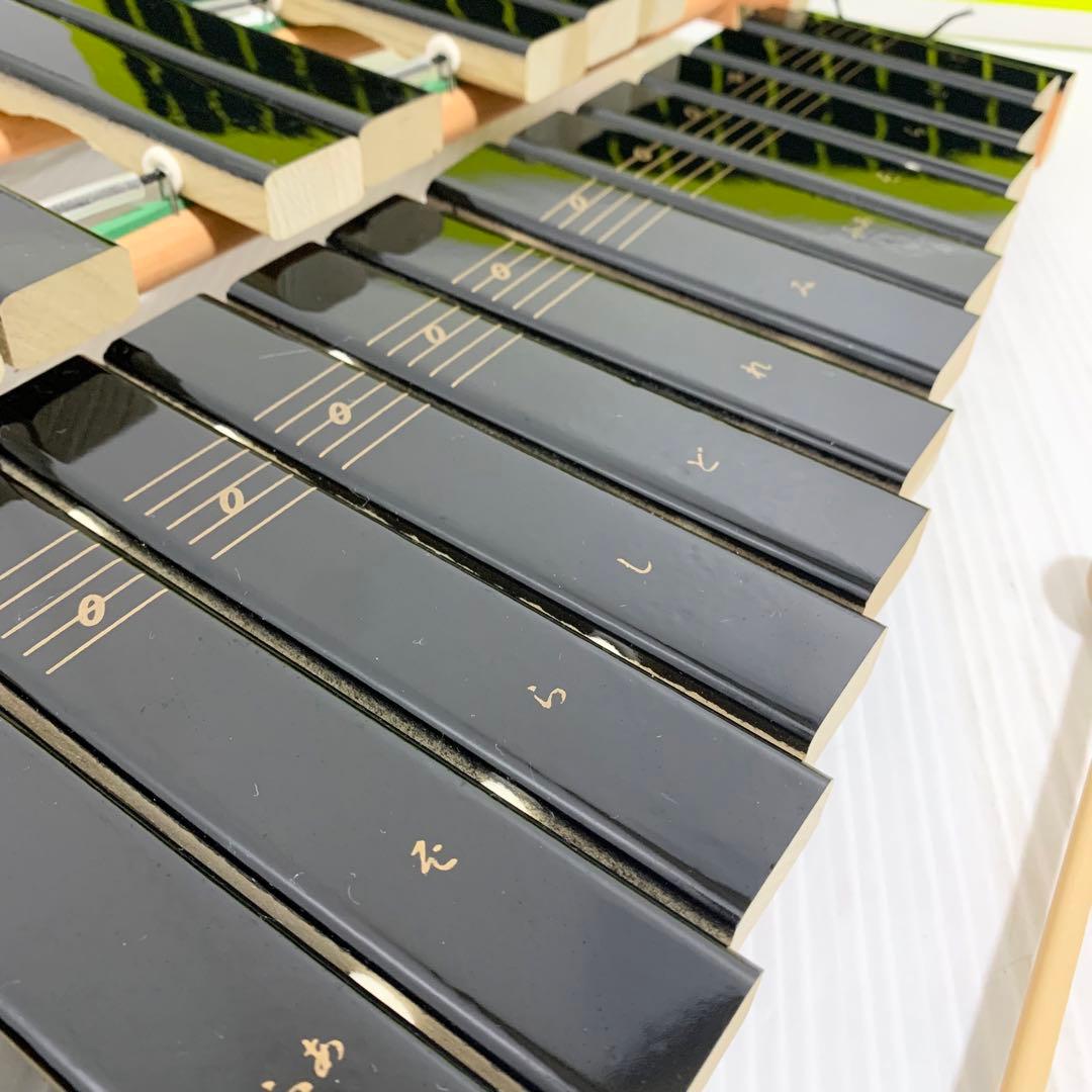 美品 木琴 YAMAHA 打楽器 ヤマハ卓上木琴 NO.185 ソフトケース付き