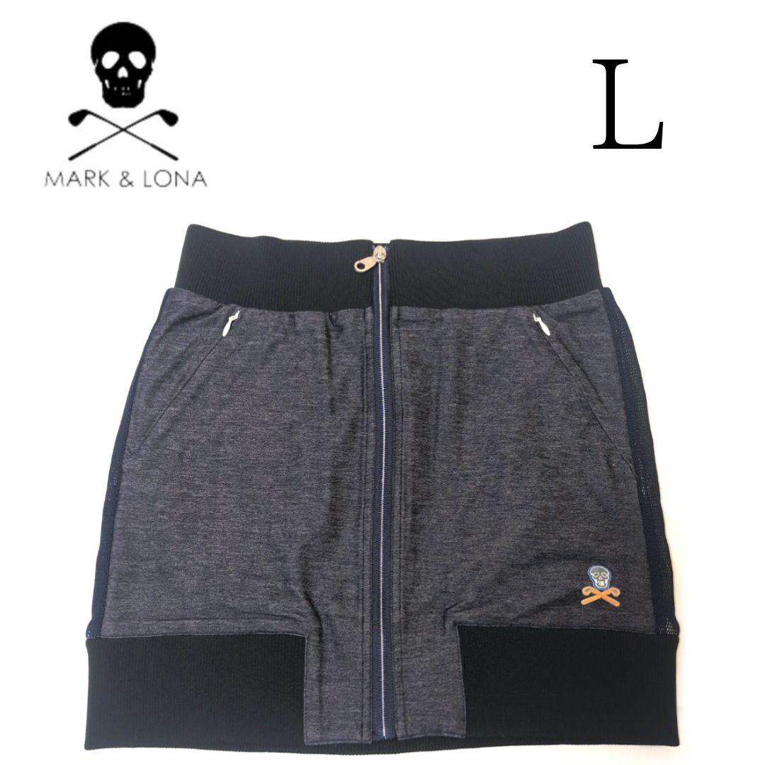 超美品 MARK & LONA マーク&ロナ ゴルフ スカート ジップアップ L