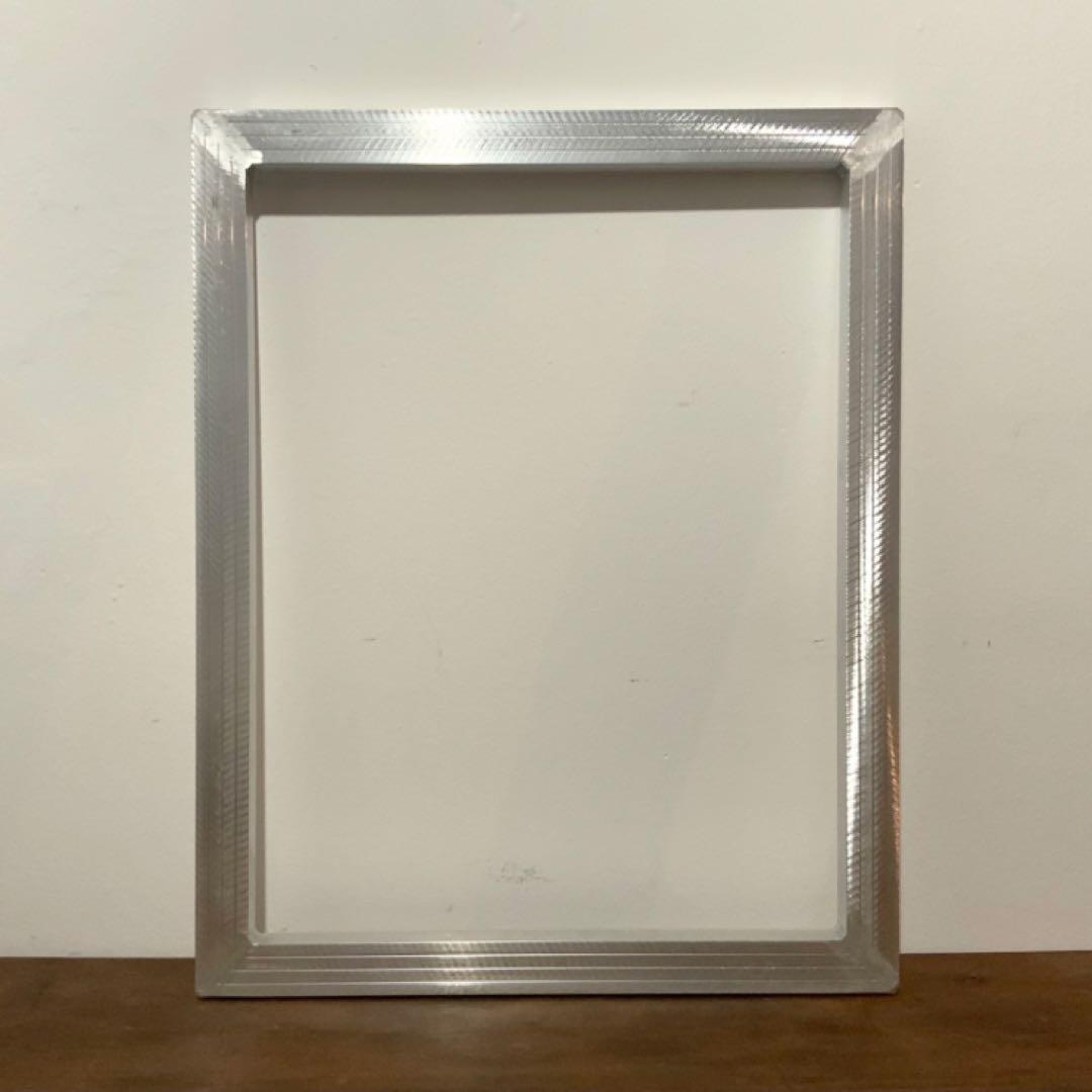 ◆未使用◆シルクスクリーンアルミ枠【50×40㎝/40×30cm】各10個セット