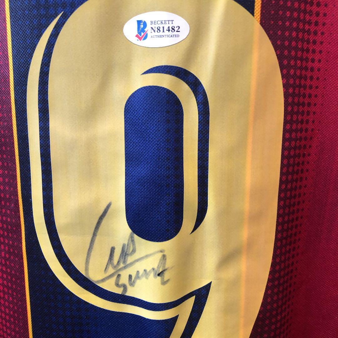 ルイス・アルベルト・スアレス　直筆サイン入りユニフォーム