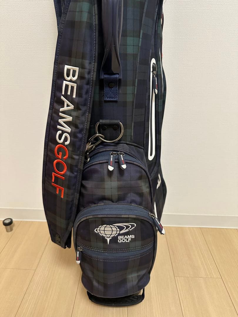 「セール」BEAMS GOLF ブラックウォッチ スタンド キャディバッグ