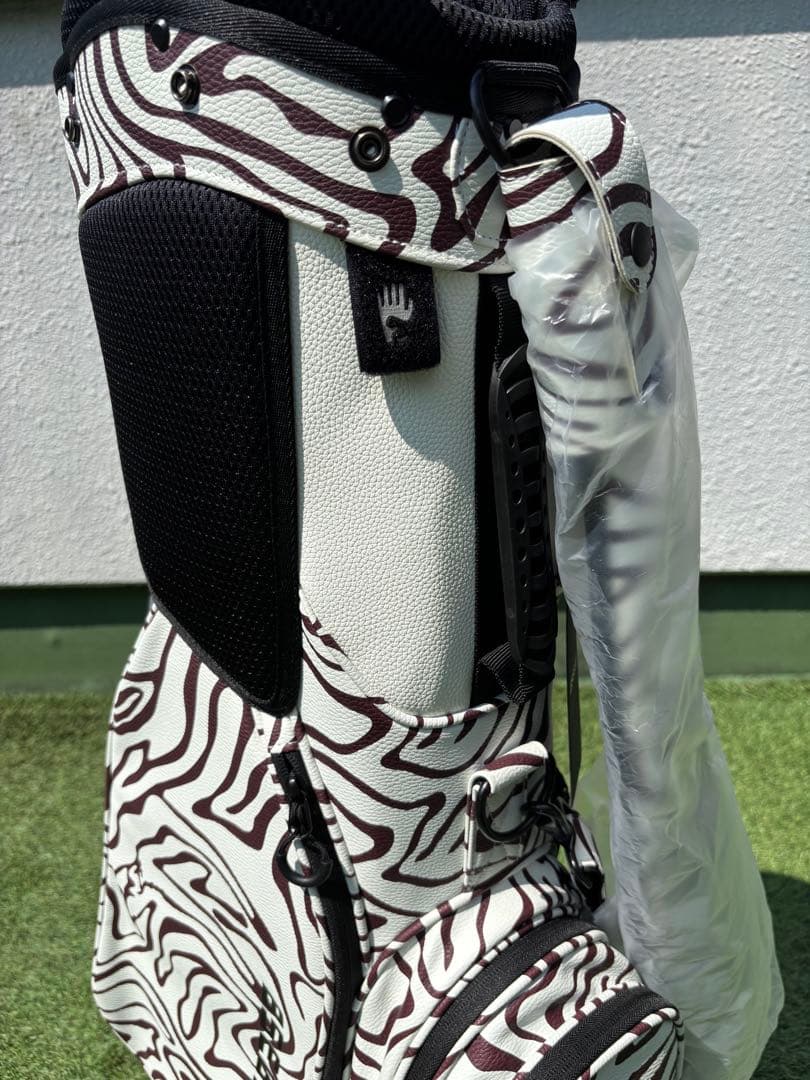 BSEGOLF スタンドキャディバッグ　新品　ゴルフバッグ　アニマル柄　ゼブラ柄