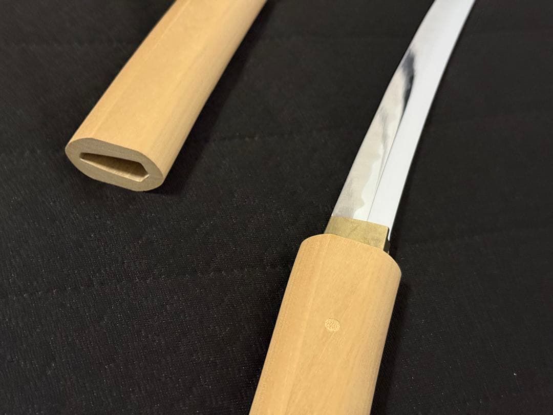 刀　かたな　剣　けん　美品　白鞘　中尺　模造刀　模擬刀　舞踊　大衆演劇