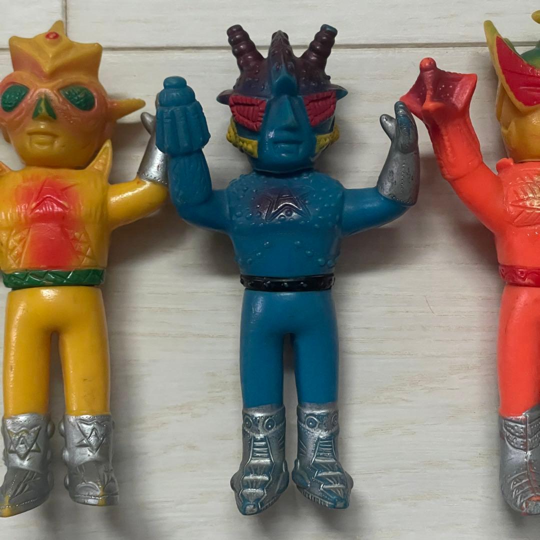 アストロミュー5 ミニソフビ マスクとりかえ隊員5体セット